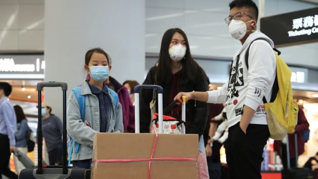 Masks are believed to protect people from potentially picking up any infections. Photo: Winson Wong