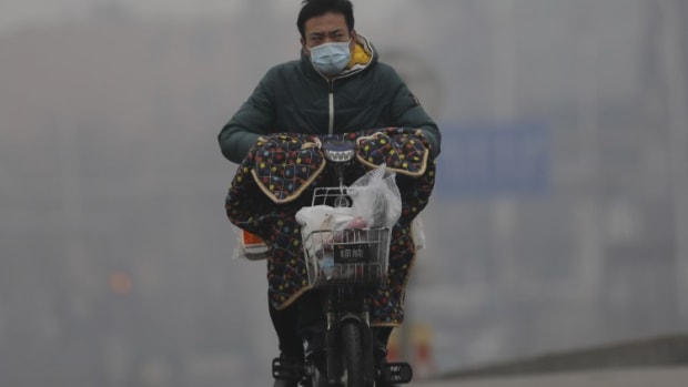 China's Capital Shrouded In Air Pollution Despite Reduced Emissions From Coronavirus Economic Slowdown