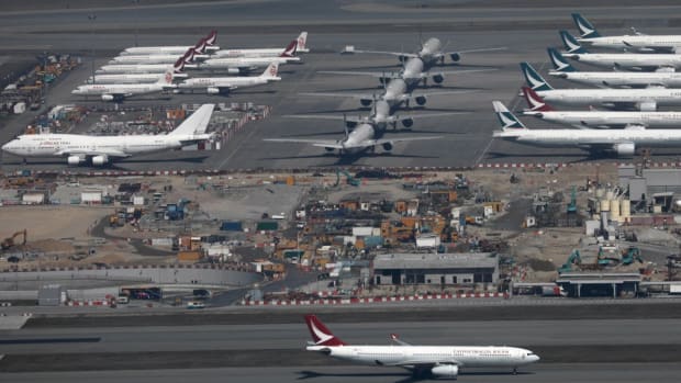 Airlines worldwide have grounded most of their passenger flights. Photo: Sam Tsang