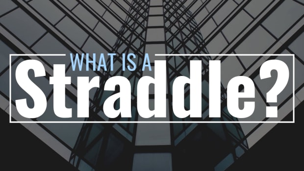 Darkened photo of a tall building with text overlay that reads "What Is a Straddle?"