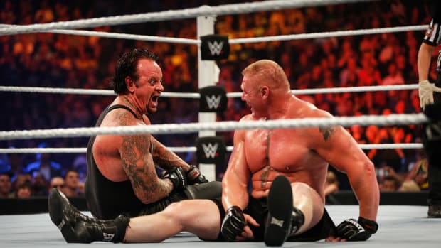 The Undertaker and Brock Lesnar WWE Lead