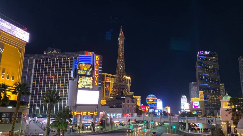 The Las Vegas Strip.