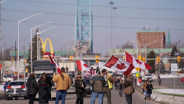Covid trucker Protest Canada