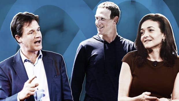 Nick Clegg, Mark Zuckerberg, Sheryl Sandberg Lead