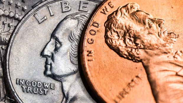 Penny Quarter Coins Lead
