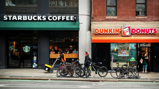 Starbucks Dunkin Lead JS