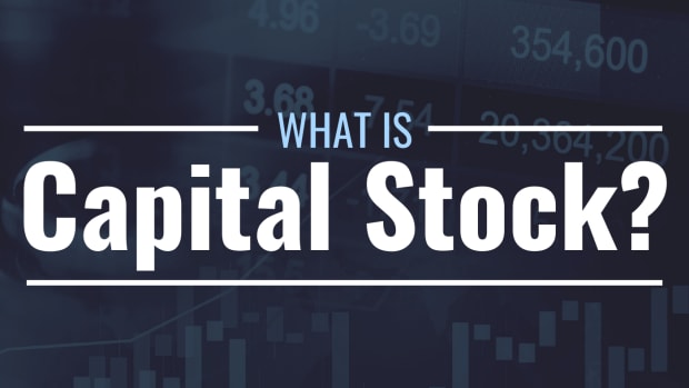 Photo of computer screen with text overlay that reads "What Is Capital Stock?"