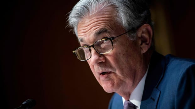 Jerome Powell, the chairman of the Federal Reserve, said any inflationary pressure from the large capital infusions to the US economy would be transitory and that the Fed did not expect to raise interest rates until 2023. Photo: AFP