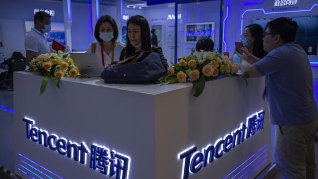 Internet giant Tencent Holdings moved close to reaching a US$1 trillion market valuation in February this year. Photo: AP