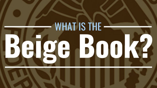 Image of the Federal Reserve logo on a beige background with text overlay that reads "What Is the Beige Book?"