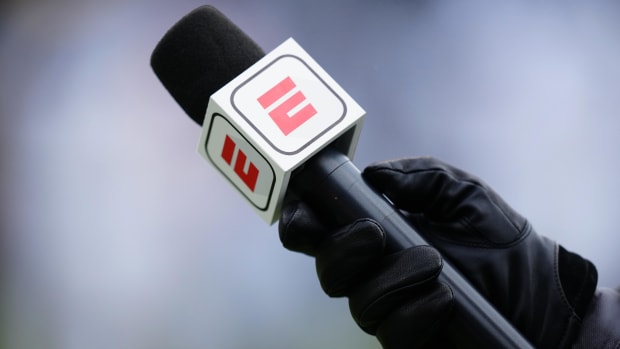 Microphone with ESPN logo