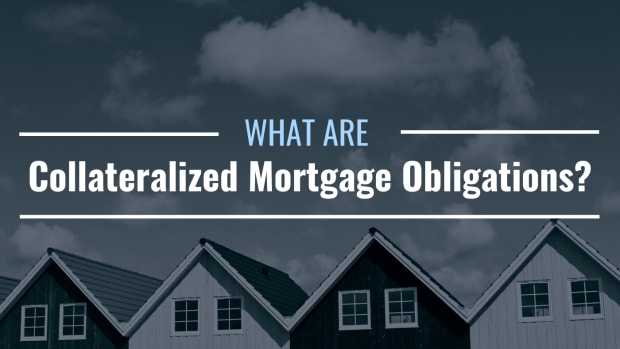 Houses in a village with text overlay "What Are Collateralized Mortgage Obligations?"