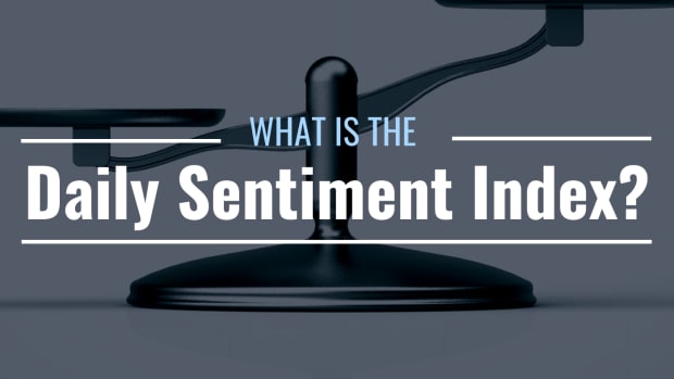 Image of a scale with text overlay "What Is the Daily Sentiment Index"