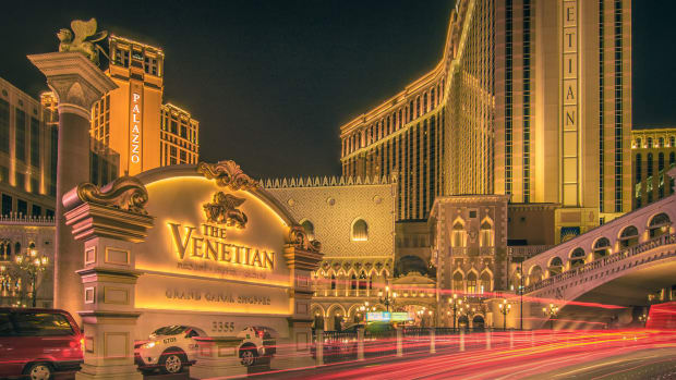 The exterior of the Venetian in Las Vegas. Lead JS 101722