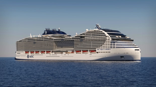 An MSC cruise ship. MSC Cruises Lead JS 102522
