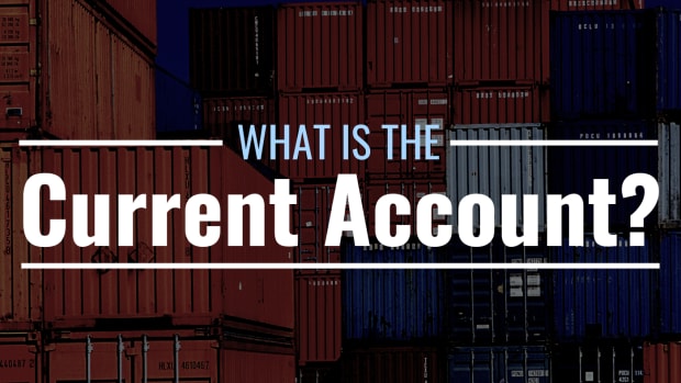 Photo of storage containers at a dock with text overlay that reads "What Is the Current Account?"