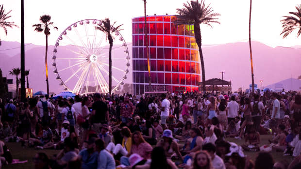 A view of fans during Weekend 2, Day 3 of the 2023 Coachella Valley Music and Arts Festival on April 23, 2023 in Indio, Calif. (Photo by Scott Dudelson/Getty Images for Coachella)