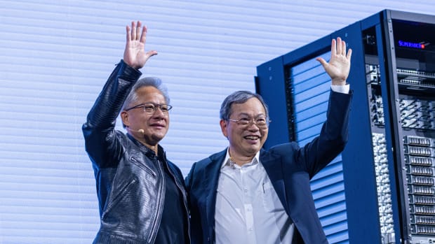 NVIDIA's share surged over 11% midday,