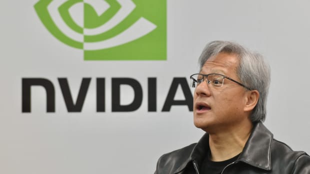 Jensen Huang, CEO of NVIDIA, speaks during a press conference at the Computex 2023 in Taipei on May 30, 2023. (Photo by Sam Yeh / AFP) (Photo by SAM YEH/AFP via Getty Images)
