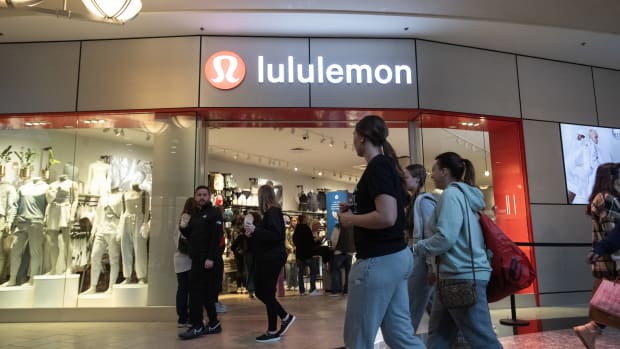 A Lululemon store at the Polaris Fashion Place mall on Black Friday in Columbus, Ohio, US, on Friday, Nov. 24, 2023. An estimated 182 million people are planning to shop from Thanksgiving Day through Cyber Monday, the most since 2017, according to the National Retail Federation. Photographer: Matthew Hatcher/Bloomberg via Getty Images
