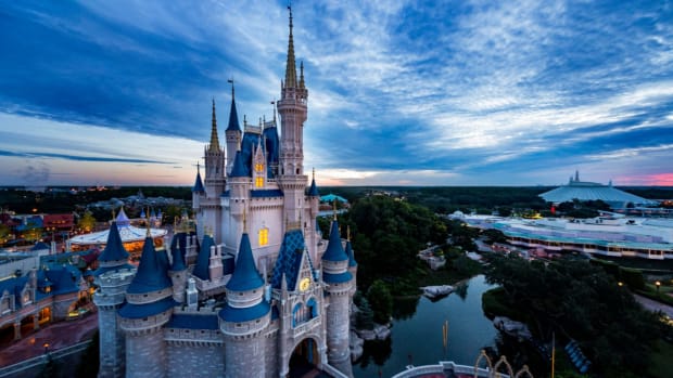 The castle in Walt Disney World Resort's Magic Kingdom Park is seen. lead.