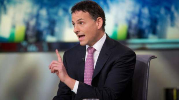 David Einhorn, president and co-founder of Greenlight Capital Inc., speaks during a Bloomberg Television interview in New York.