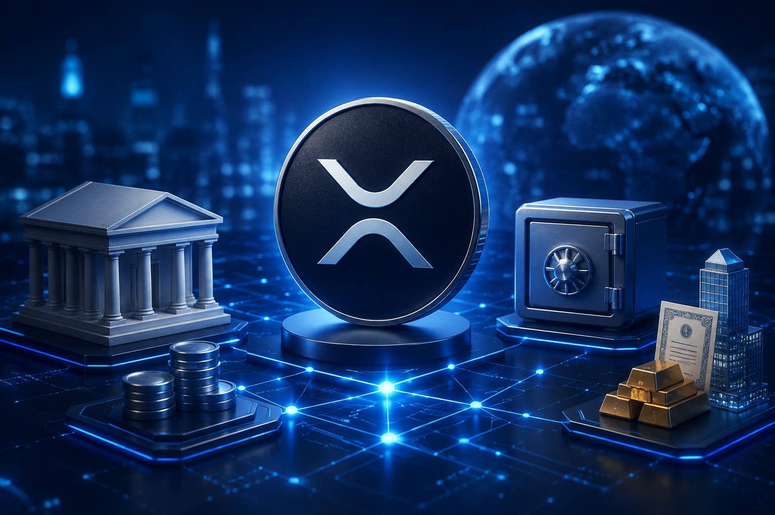Ripple XRPL Leding Protocol and XRP Logo