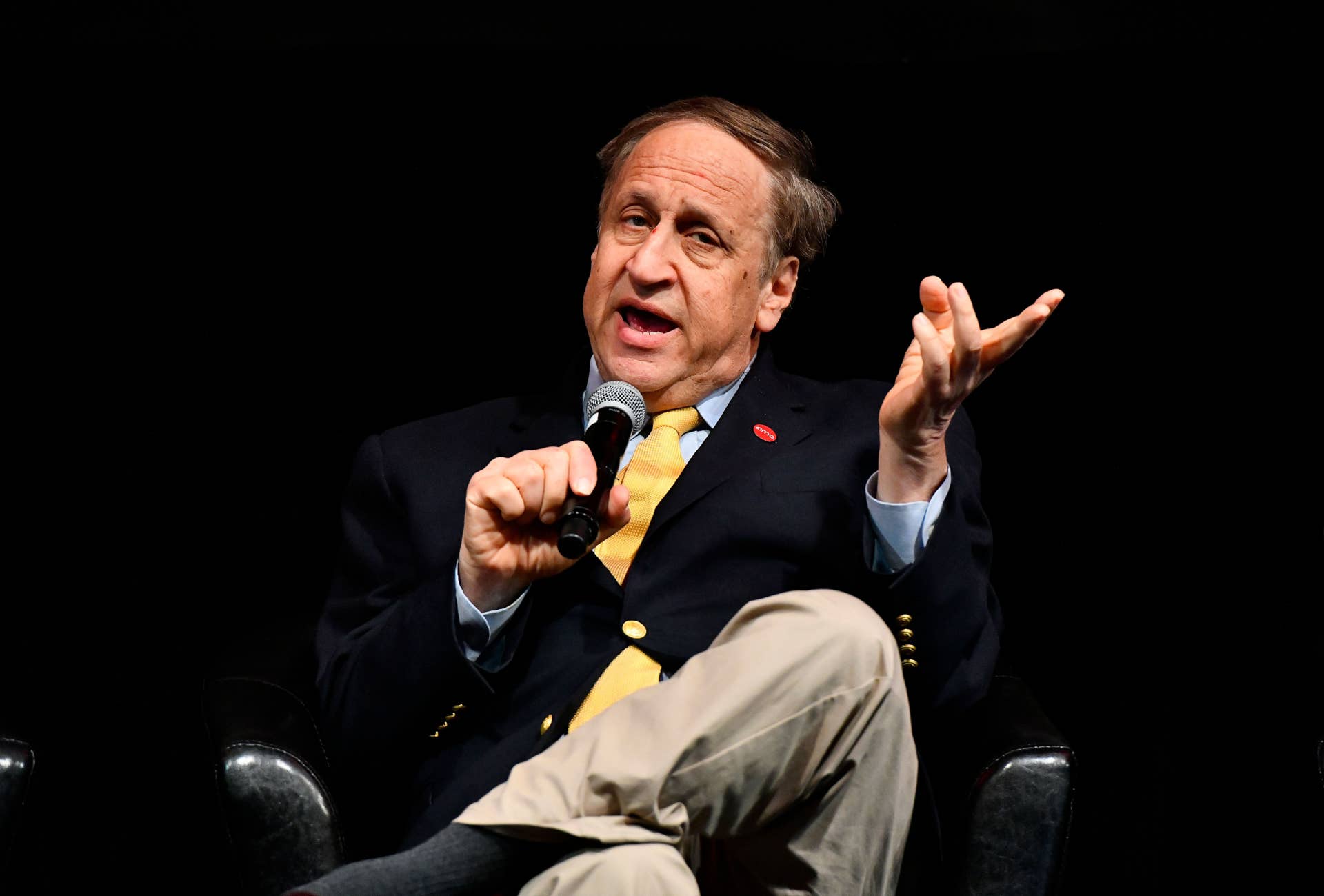 Adam Aron, Chairman & CEO, AMC Entertainment, speaks onstage during An Industry Think Tank during CinemaCon, the official convention of the National Association of Theatre Owners, at Caesars Palace on April 10, 2024 in Las Vegas, Nevada.