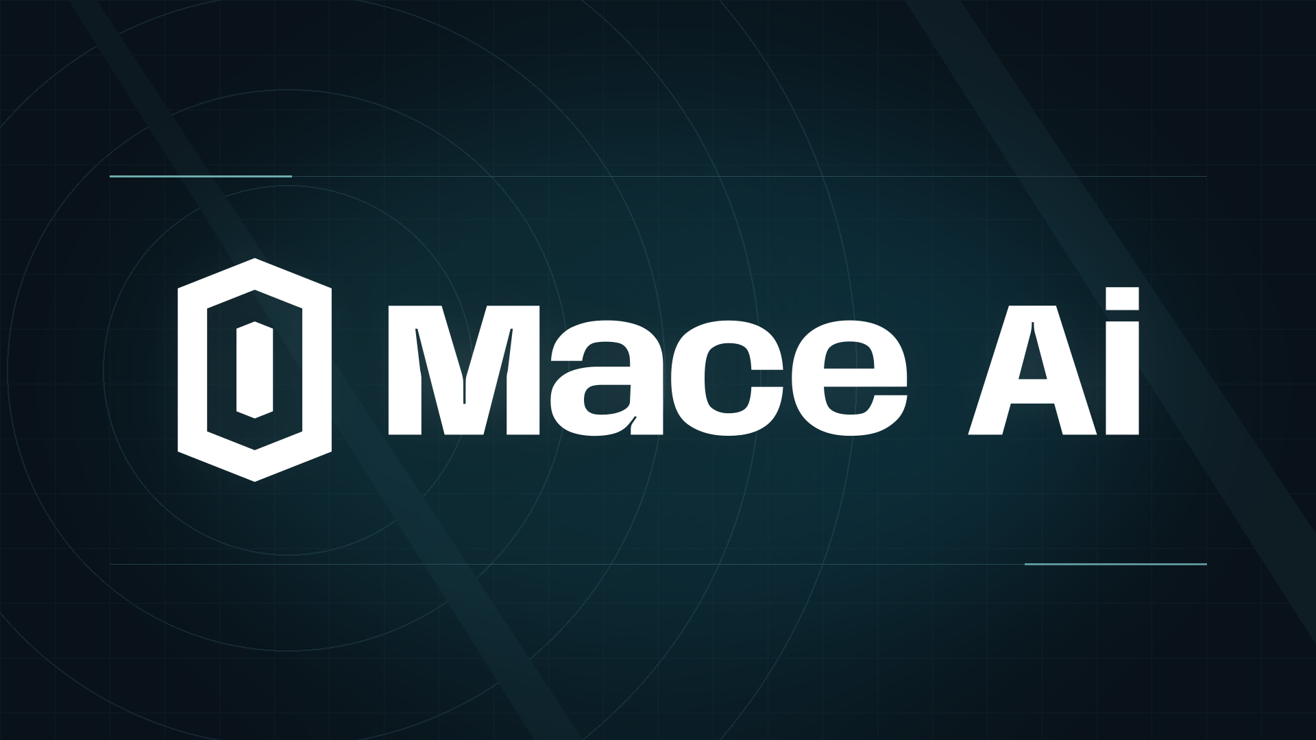 The white Mace Ai logo on a dark blue background.