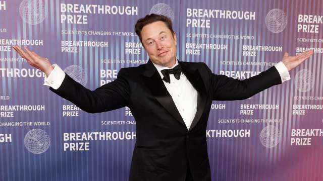 LOS ANGELES, CALIFORNIA - APRIL 13: Elon Musk attends the 2024 Breakthrough Prize Ceremony at Academy Museum of Motion Pictures on April 13, 2024 in Los Angeles, California. (Photo by Taylor Hill/Getty Images)