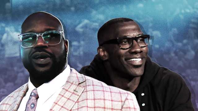 Shaquille O'Neal and Shannon Sharpe