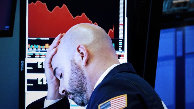 Dow Slammed on Weak Global Manufacturing Data; Inverted Yield Curve Hits Banks