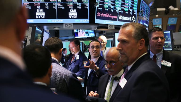 Dow Ends Higher, but Nasdaq Slips