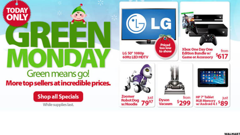 Green Monday Deals, Where Are They? At Wal-Mart
