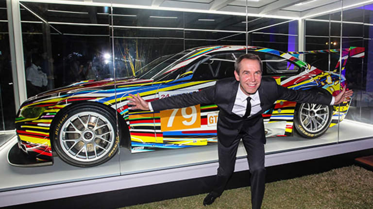 Jeff Koons Art Car Boosts BMW's Cachet