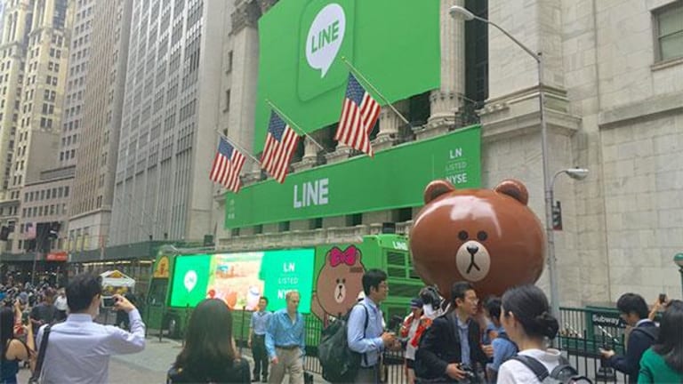 Line Opens Trading Up 29% in Encouraging Sign for Tech IPOs