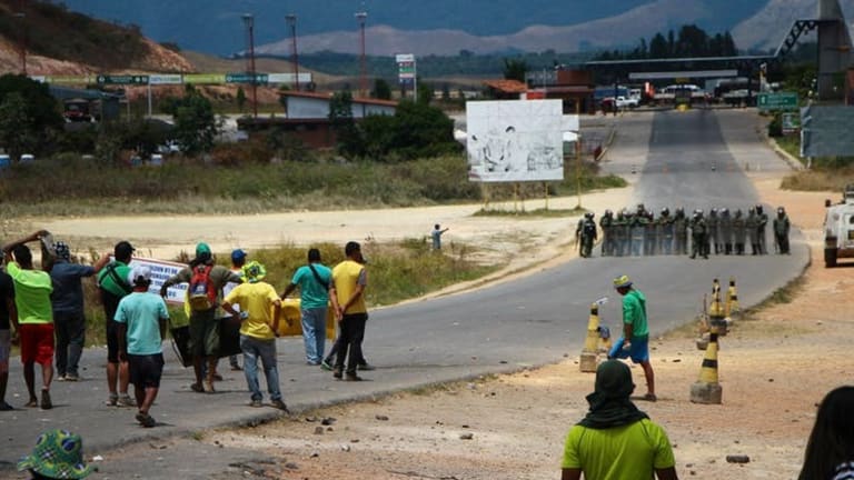 Brazil and Venezuela clash over migrants, humanitarian aid and closed borders