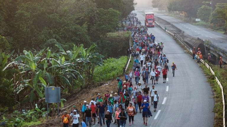 Migrants travel in groups for a simple reason: safety