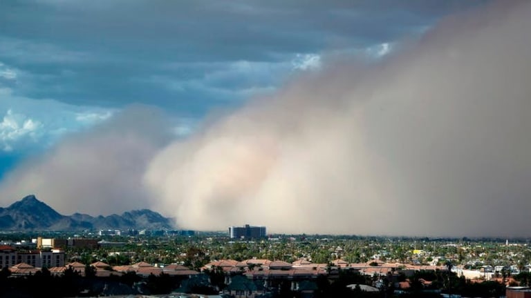 Increased deaths and illnesses from inhaling airborne dust