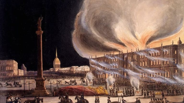 Notre Dame fire, echoes of the 1837 blaze that destroyed Russia’s Winter Palace