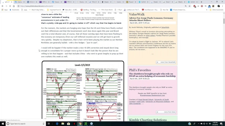 The PhilStockWorld.com Weekly Trading Webinar – 03-06-19