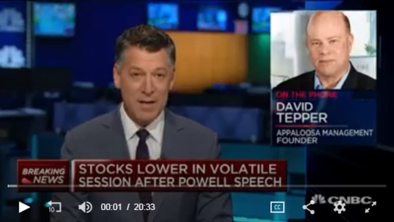 Stocks Tumble As Tepper Says Market “Most Overvalued Since The Bubble Of 1999″
