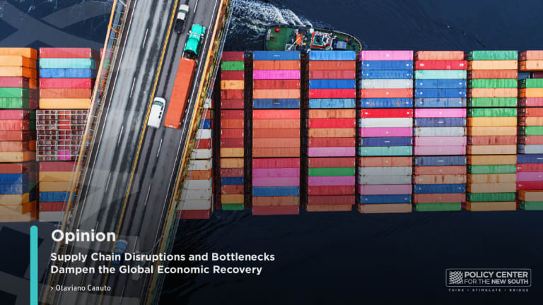 Supply Chain Disruptions and Bottlenecks Dampen the Global Economic Recovery