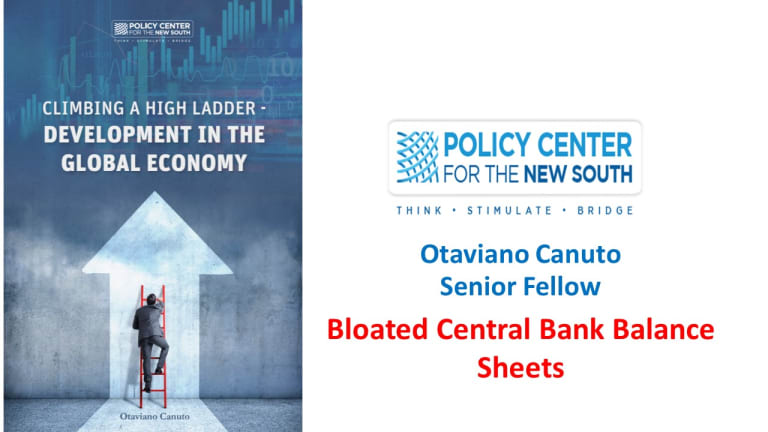 Bloated central bank balance sheets