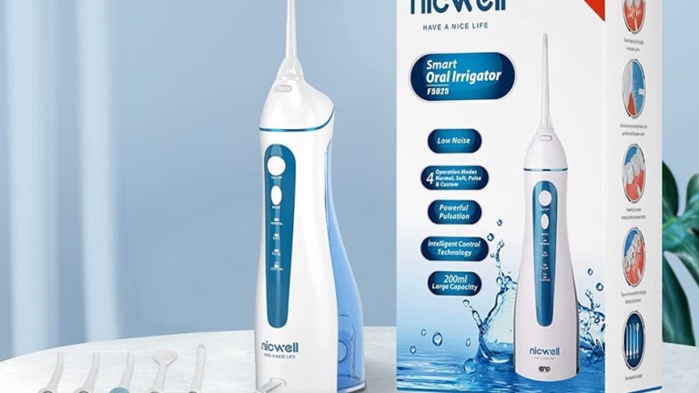 Get the 'Just Left the Dentist Feeling' For Less With This Highly-Rated Water Flosser