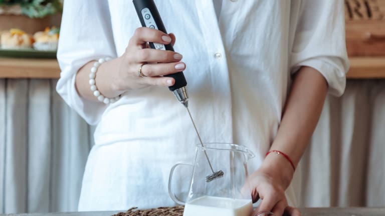 This $12 Milk Frother With 80,000 Fans Lets You Make Starbucks