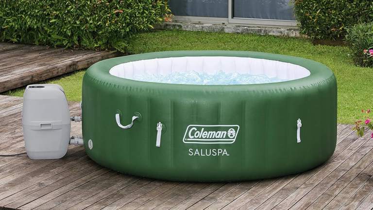 This portable hot tub with 7,000+ perfect ratings is shoppers' 'best purchase ever,' and it's $143 off right now 