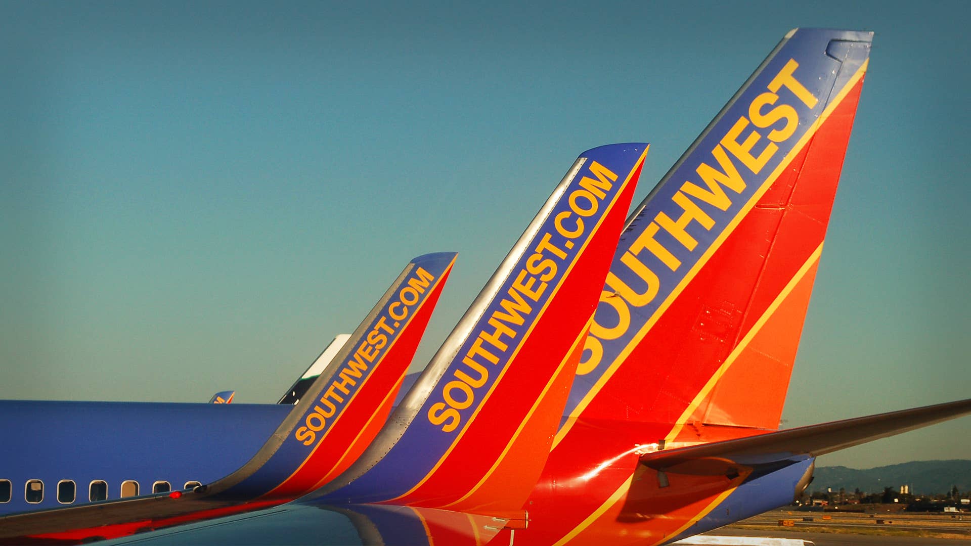 Southwest Airlines aircraft on tarmac