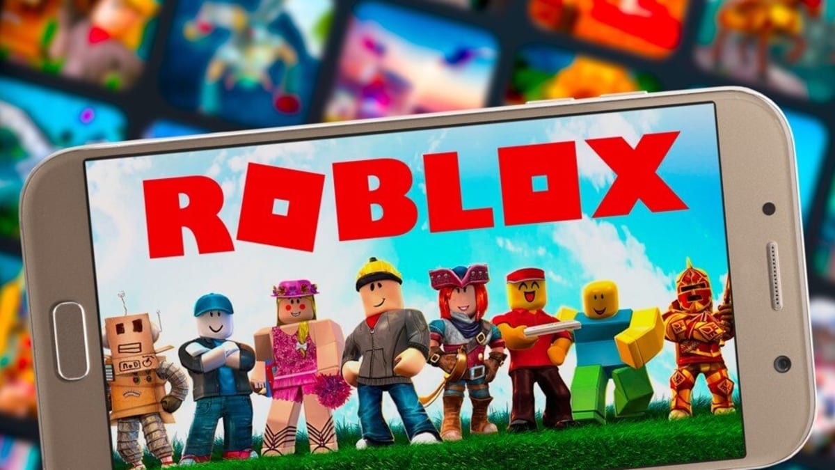 Roblox is an online game platform and game creation system. It allows users  to program games and play games created by other users. Stock Photo