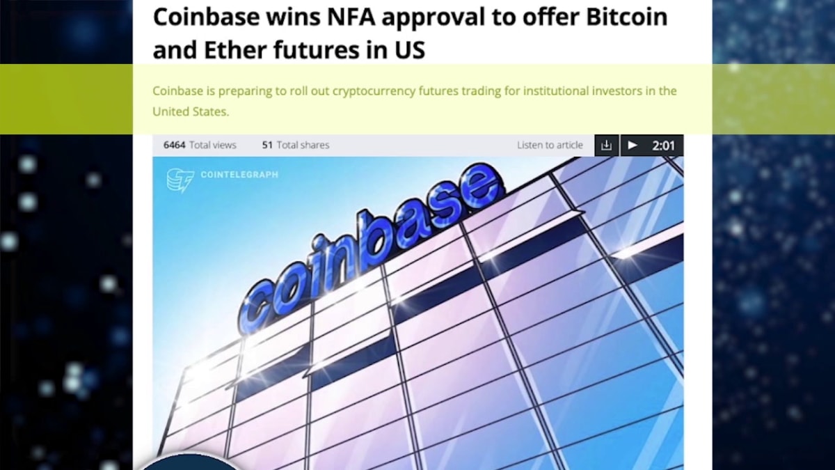 Coinbase brings the most popular crypto trade under regulatory oversight